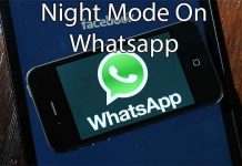 Whatsapp Siapkan Fitur Night Mode