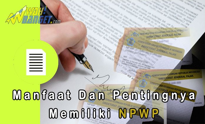 5 Manfaat Npwp Dan Kegunaanya Yang Jarang Kita Ketahui Wahbangetcom